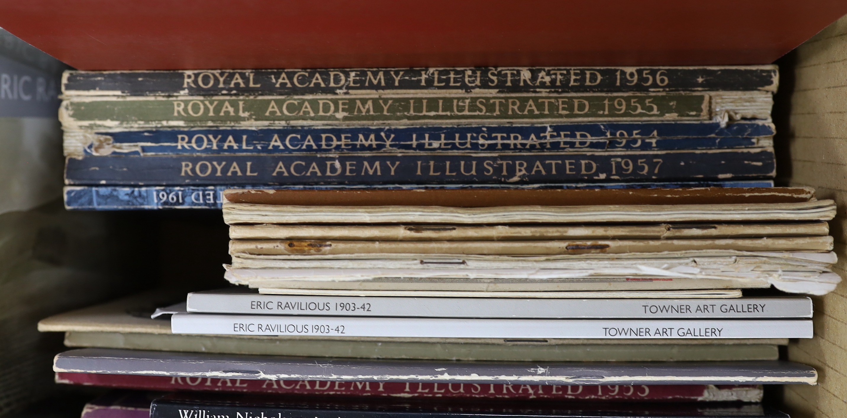 Stanley Spencer (Benn's Contemporary British Artists series). portrait frontis and 35 plates, with the artist's (later) pencilled ownership inscription; cloth backed boards and d/wrapper. 1924; sold with his Memorial Ord